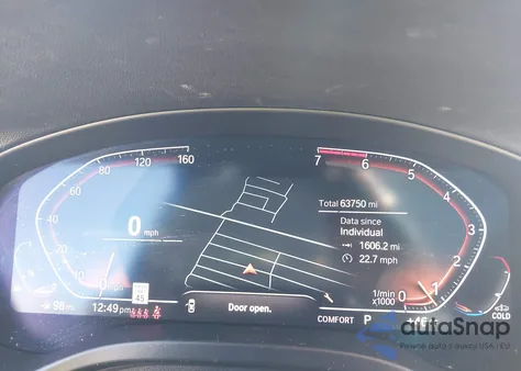 2022 BMW X3 Sdrive30I z USA, uszkodzony, nr VIN 5UX43DP02N9M96572